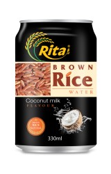 قهوه ای آب برنج با طعم میوه آب میوه