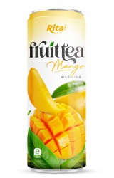 330ml_Sleek_alu_can_Mango_bubble_tea_drink_healthy_with_green_tea