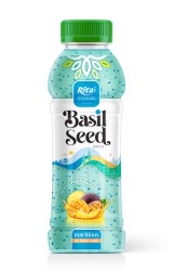 پرفروش ترین دانه ریحان 330 میلی لیتری بطری حیوان خانگی با طعم میوه مخلوط