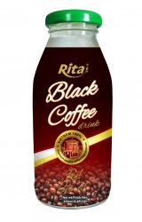 بطری سیاه قهوه می نوشند
