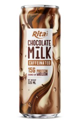 شیر کاکائویی کافئین دار ۱۵ گرمی پروتئین قوطی ۳۲۰ میلی لیتری شیر کاکائویی کافئین دار ۱۵ گرمی پروتئین قوطی ۳۲۰ میلی لیتری