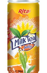 چای شیر با ژله