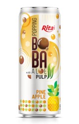 320 میلی لیتر چای حباب دار با طعم آناناس براق