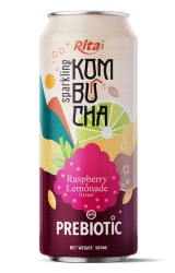 Sparkling_Kombucha_Prebiotic_with_Raspberry_500ml_cans