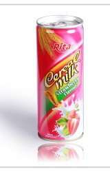 فرهنگ غلات شیر ​​مو 250ml طعم توت فرنگی