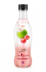 Sparkling Coconut water Cranberry  400ml Pet Bottle