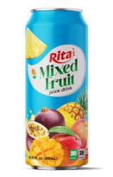 Fresh Flavor NFC 490ml قوطی آبمیوه مخلوط