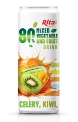 نوشیدنی سالم 320 میلی لیتری براق مخلوط سبزیجات و میوه