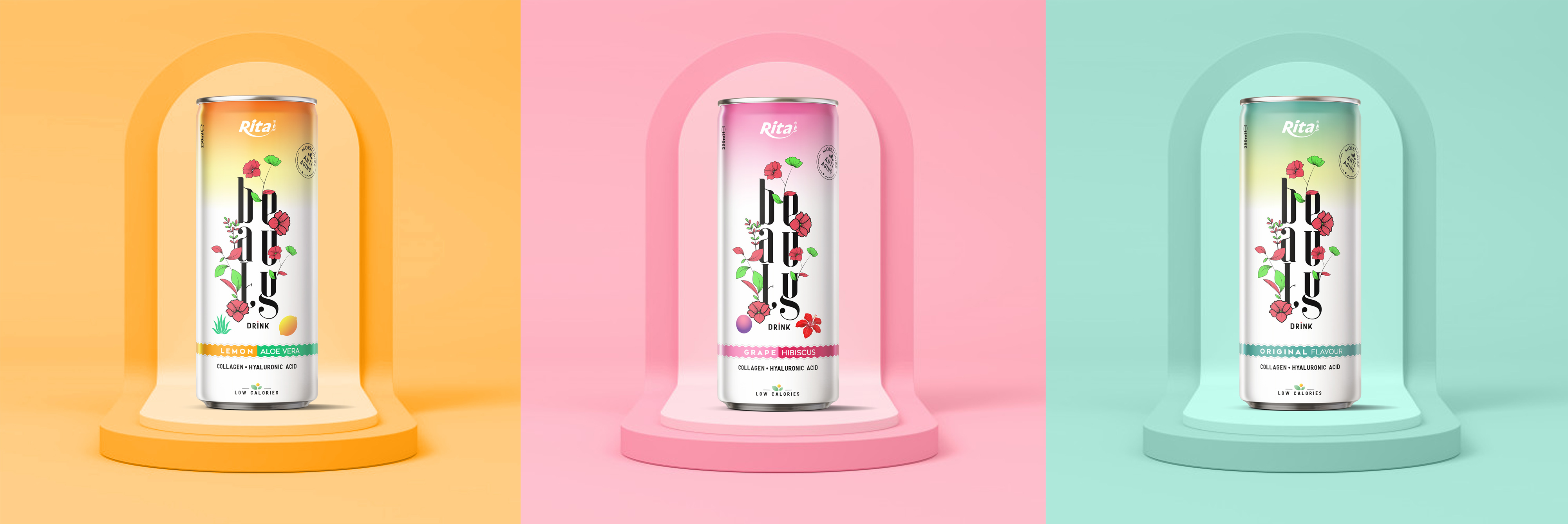 Poster Beauty drink 250ml 01