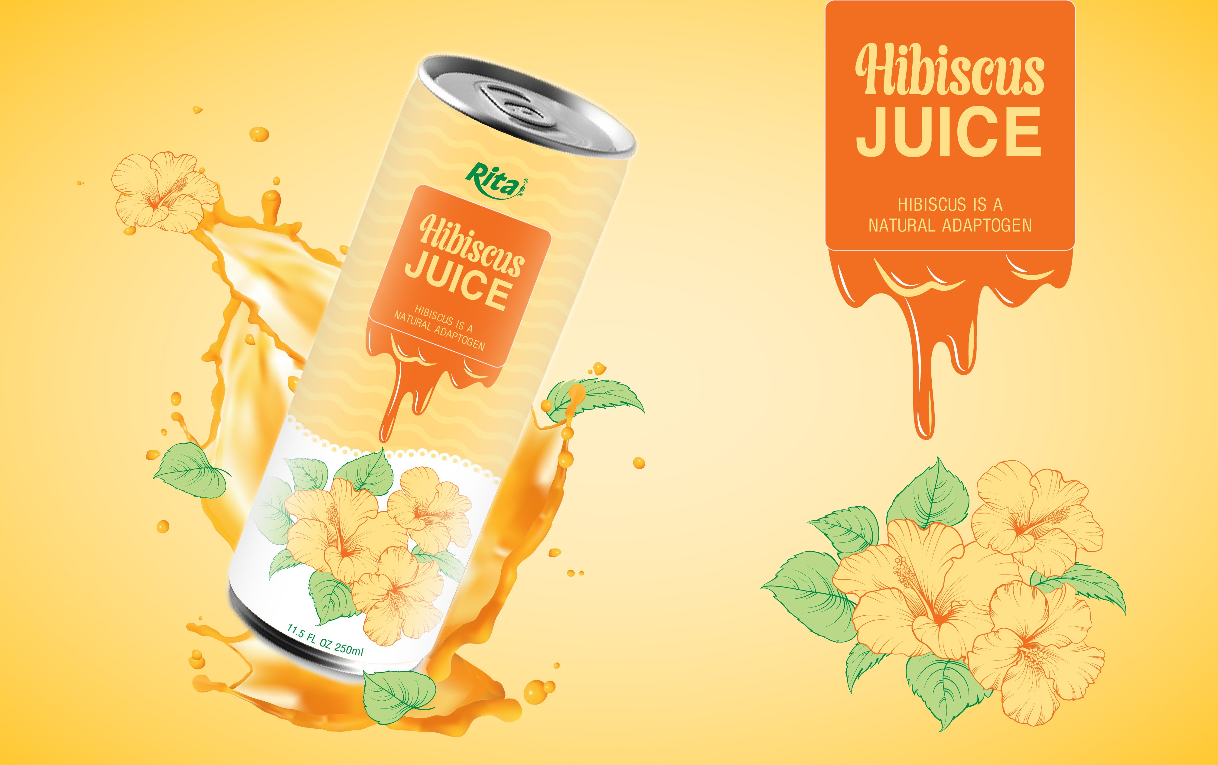 poster hibiscus juice 