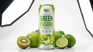 GREEN FUSION Tropical Fruit Blend Drink Poster 1
