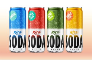 Sparkling Soda Water Drink 320ml Can Poster 2