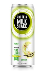 میلک شیک پروتئینی 10.8 اوز (غیر لبنی) با طعم وانیل میلک شیک پروتئینی 10.8 اوز (غیر لبنی) با طعم وانیل
