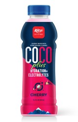 15.2 فنجان اونس بطری پت آب نارگیل گیلاس به اضافه الکترولیت های هیدراتاسیون 15.2 فنجان اونس بطری پت آب نارگیل گیلاس به اضافه الکترولیت های هیدراتاسیون