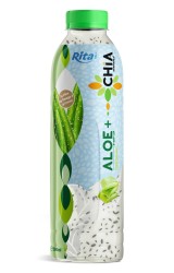 16.9 Fl Oz Rita Aloe Vera Drink with Chia Seed Original Flavor PET Bottle