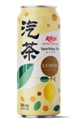 نوشیدنی چای گازدار 16.9 Fl Oz با طعم لیمو