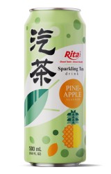 16.9 Fl اوز می تواند نوشیدنی چای گازدار را با طعم آناناس مخلوط کند