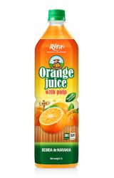 بهترین طعم 1 لیتری آب پرتقال بطری حیوان خانگی با نوشیدنی طبیعی