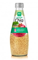 290ml_glass_bottle_Best_Chia_seed_drink_with_apple_diet_and_antioxidant_