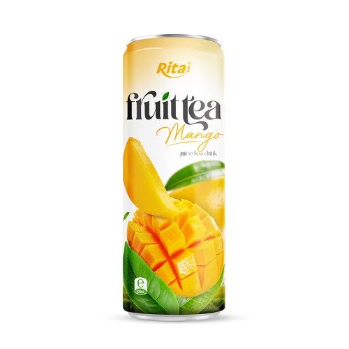 320ml_Sleek_alu_can_Mango_bubble_tea_drink_healthy_with_green_tea