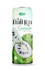 320ml_Sleek_alu_can_Soursop_juice_tea_drink_healthy_with_green_tea_non-alcoholic