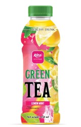 بطری 450 میلی لیتری بهترین نوشیدنی چای سبز را با طعم نعناع لیمو مخلوط کنید