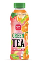 بطری 450 میلی لیتری بهترین نوشیدنی چای سبز را با طعم نعناع کامکوات پرتقالی مخلوط کنید بطری 450 میلی لیتری بهترین نوشیدنی چای سبز را با طعم نعناع کامکوات پرتقالی مخلوط کنید