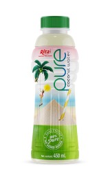 بطری 450 میلی لیتری آب نارگیل تازه و خالص با کیفیت خوب بطری 450 میلی لیتری آب نارگیل تازه و خالص با کیفیت خوب