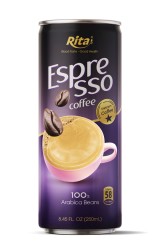 قوطی نوشیدنی قهوه 250 میلی لیتری با طعم اسپرسو