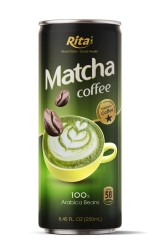 قوطی نوشیدنی قهوه 250 میلی لیتری با طعم ماچا