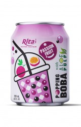 عمده فروشی 8.4 Fl اوز قوطی Popping Boba Bubble Tea Mix Passion Fruit