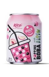 قوطی های پرطرفدار 8.4 Fl اوزی که میکس چای حباب بوبا میکس هلو است