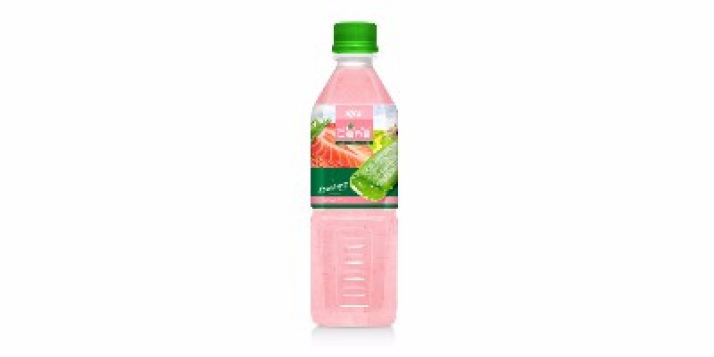 Aloe_vera_with_strawberry_juice_500ml_Pet_Bottle_
