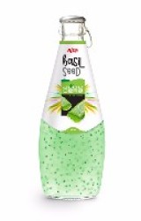 بذر باسیل با آلوئه ورا بطری شیشه ای 290 میلی لیتر