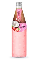 485 میلی لیتر شیر نارگیل با توت فرنگی ناتا د کوکو