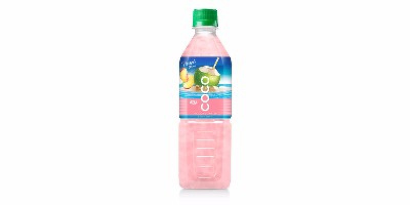 Coconut_water_with_peach_flavor__500ml_Pet_bottle_
