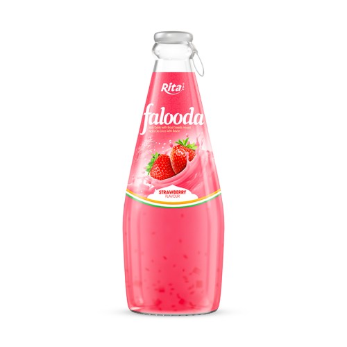 Falooda_drink_-_milk_drink_with_basil_seed_mixed_Nata_de_coco_with_strawberry_flavour