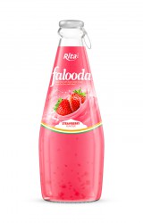 Falooda_drink_-_milk_drink_with_basil_seed_mixed_Nata_de_coco_with_strawberry_flavour