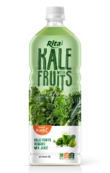 نوشیدنی مخلوط کلم کیل با میوهها و سبزیجات ریتا در بطری PET یک لیتری نوشیدنی مخلوط کلم کیل با میوهها و سبزیجات ریتا در بطری PET یک لیتری