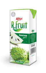 پوست 200ml Soursop پاک تترا آب