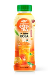چای سیاه ریتا پاپینگ بوبا با طعم پرتقال