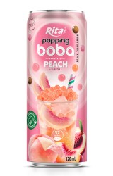 بهترین قوطی بوبا با طعم هلو 320 میلی لیتری