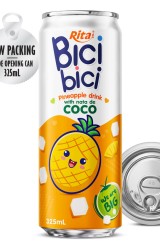 Bici Bici 325ml Pineapple drink with nata de Coco ( wide opening can)