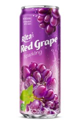 نوشیدنی گازدار انگور قرمز ریتا، قوطی براق ۳۲۰ میلیلیتری نوشیدنی گازدار انگور قرمز ریتا، قوطی براق ۳۲۰ میلیلیتری