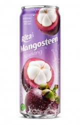 نوشیدنی گازدار ریتا با طعم منگوستین، قوطی براق ۳۲۰ میلی‌لیتری