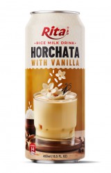 پرطرفدار داغ قوطی شیر برنج 16.5 Fl اوز نوشیدنی Horchata با وانیل