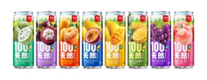 100 Natural Soursop Juice Drink 325ml sleek can Poster 1