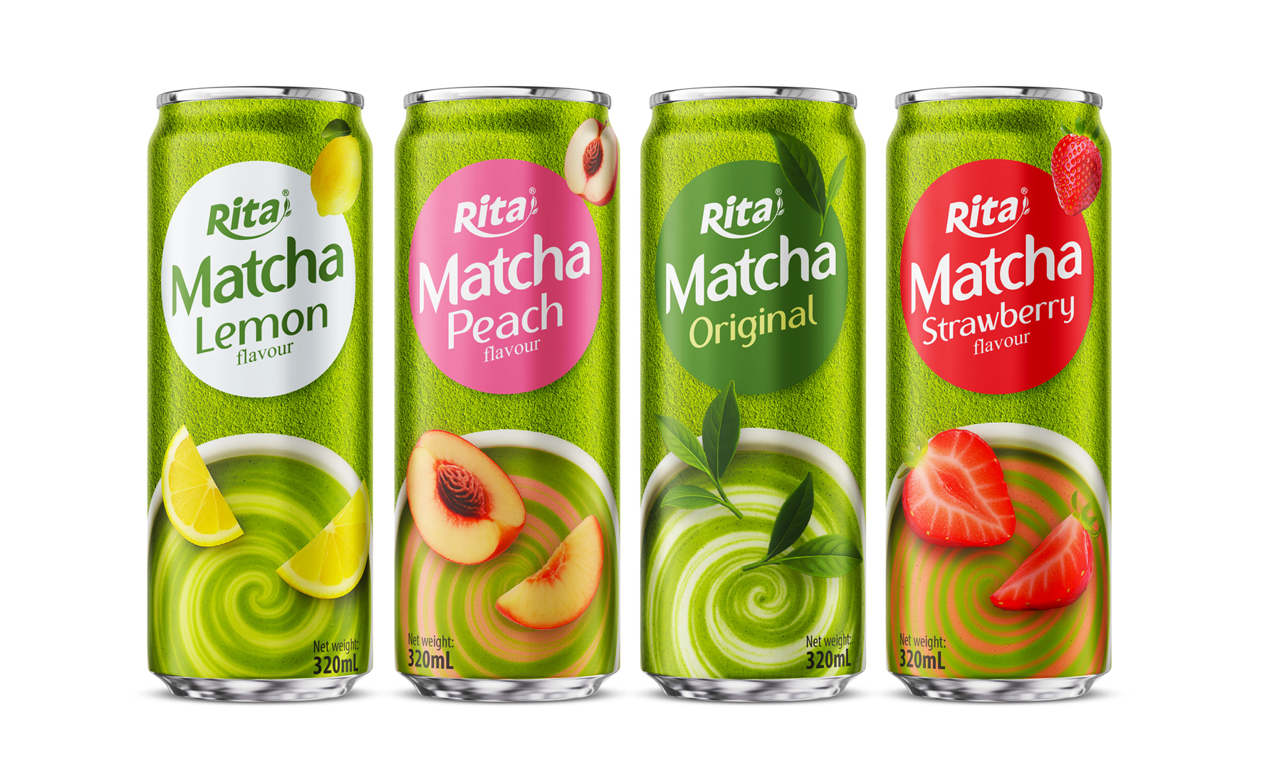 Rita 330ml sleek can milk drink all 4 flavor11