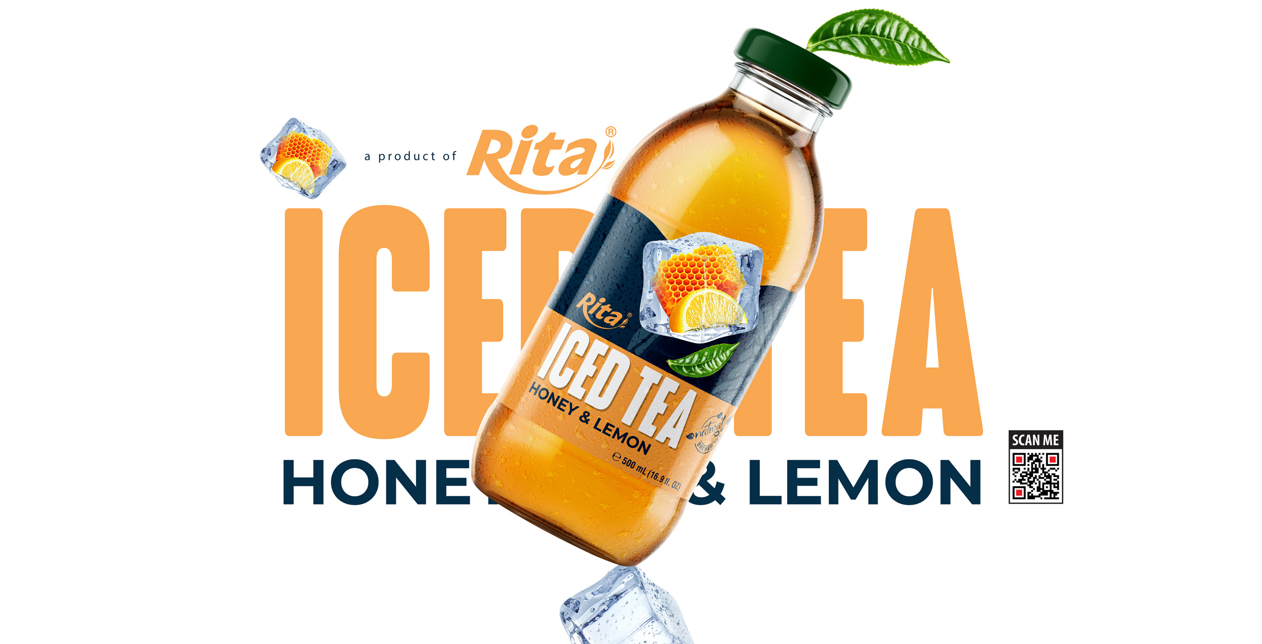 Honey Lemon Ice Tea 500ml