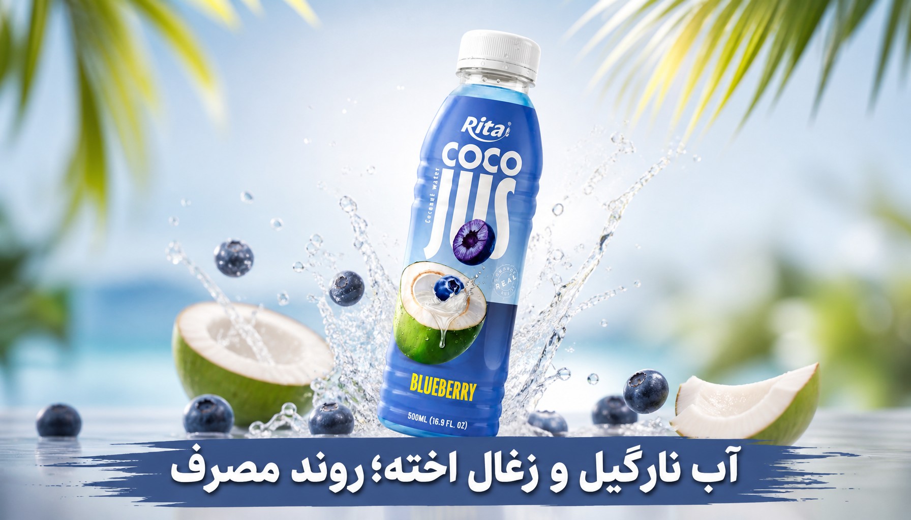 آب نارگیل با زغال اخته؛ ملاحظات نظارتی و روندهای مصرف